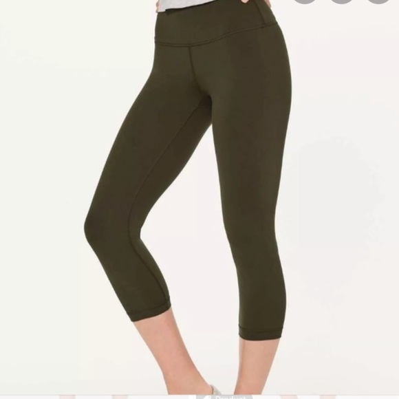 army green lululemon leggings
